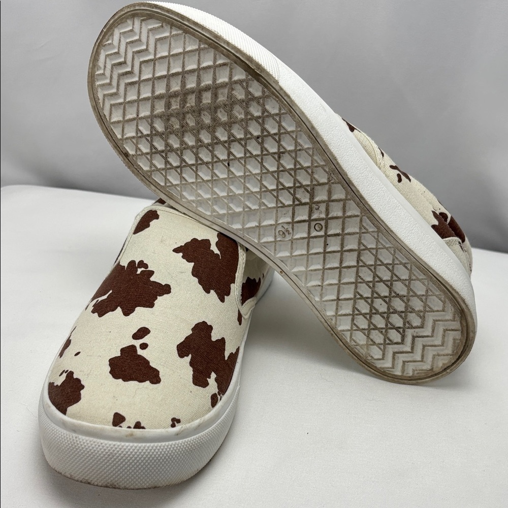 Maurices Women’s Sz9.5 Brown and White Slip-On Sneakers - Picture 10 of 10